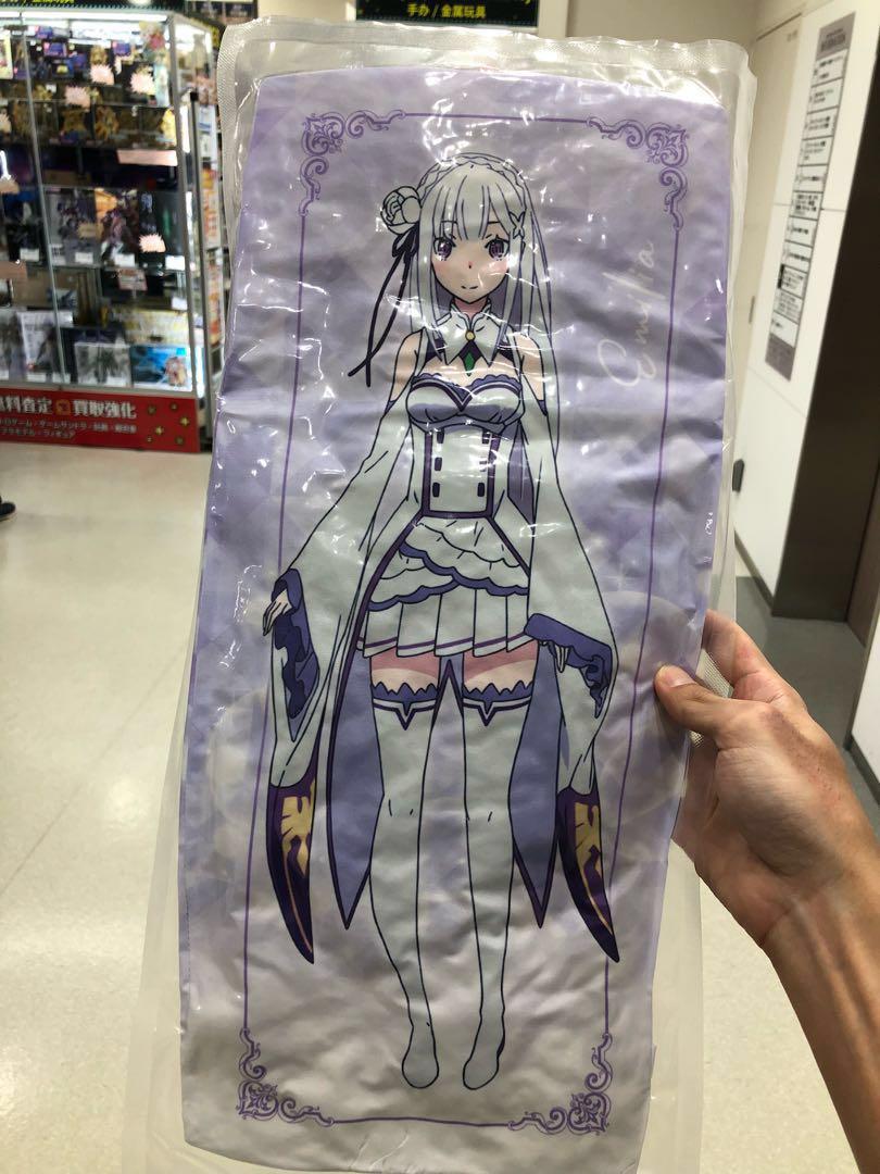 Re Zero Emilia Pillow, Hobbies & Toys, Toys & Games on Carousell