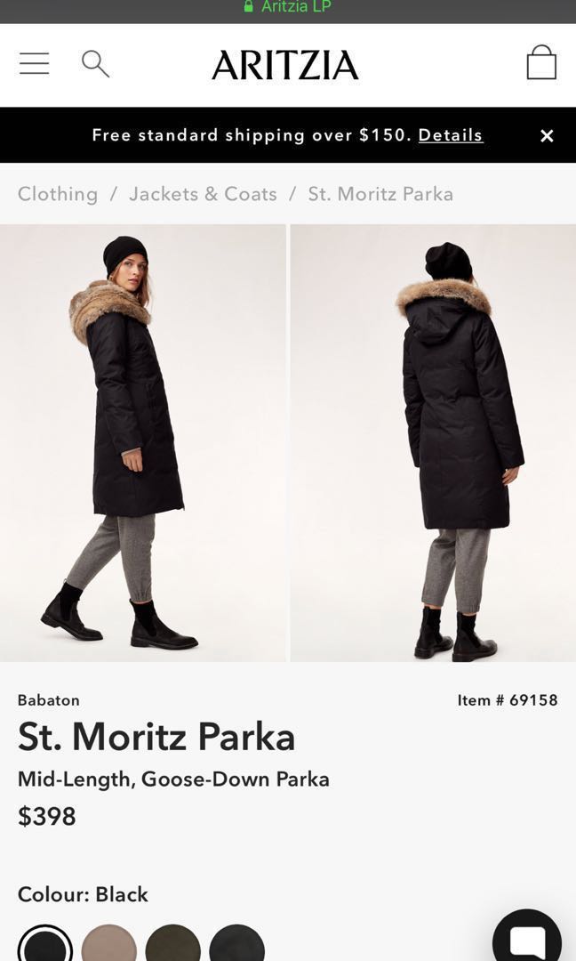 aritzia st moritz parka