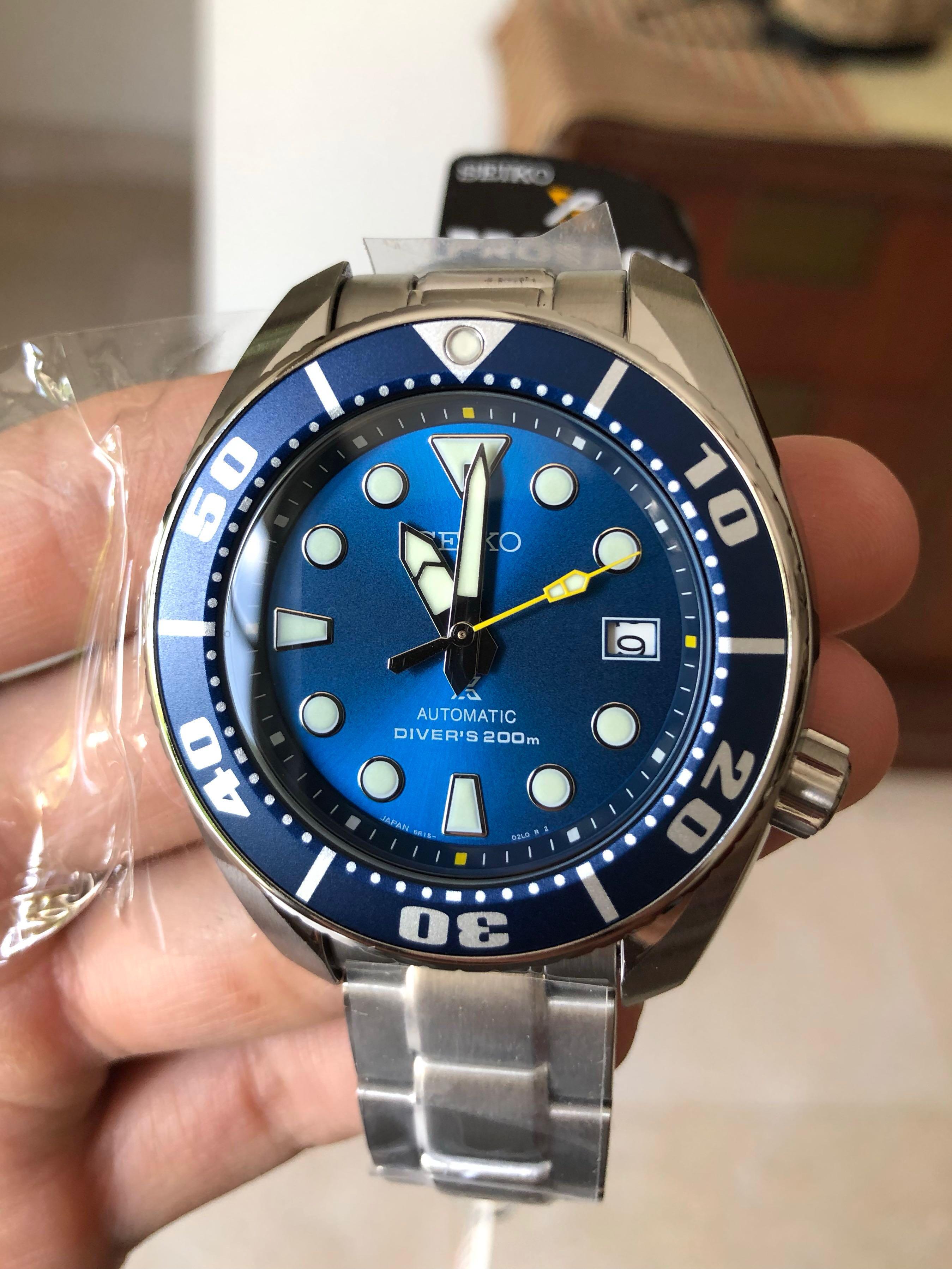 Seiko Prospex Blue Coral Sumo SBDC069, Mobile Phones Gadgets, Wearables  Smart Watches On Carousell 
