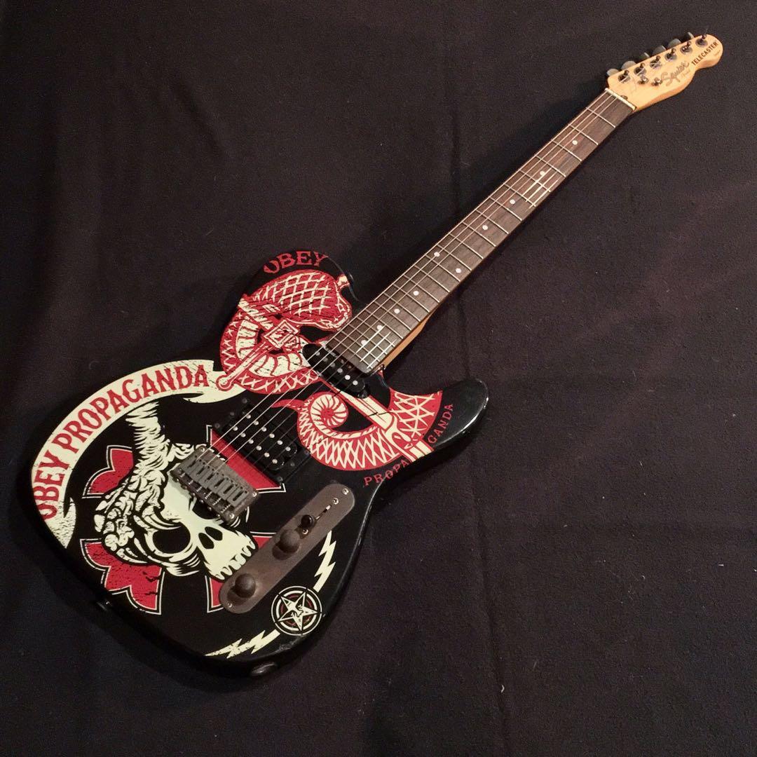 SQUIER OBEY PROPAGANDA TELECASTER Hobbies Toys Music Media