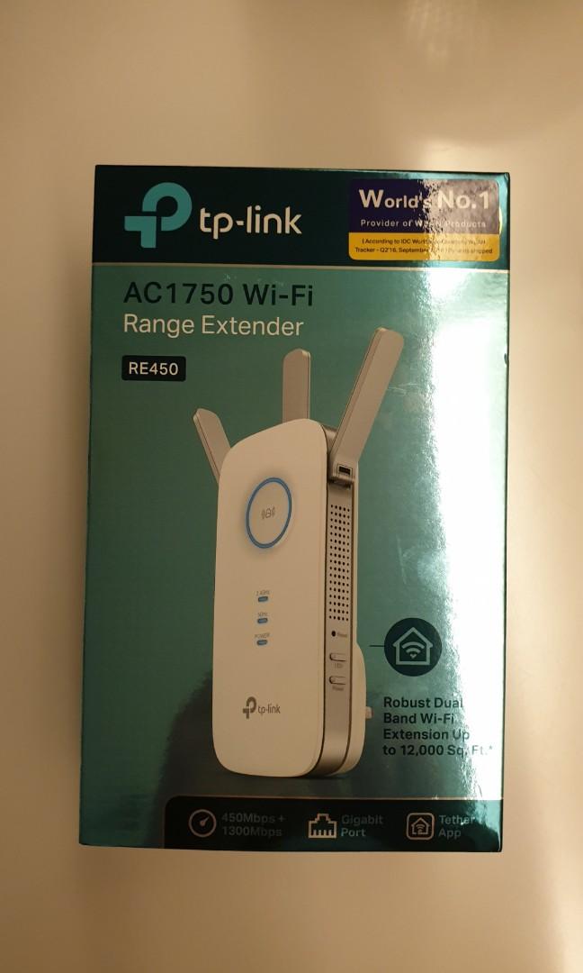 Tp-link AC-1750 Wi-Fi Range Extender, Computers & Tech, Parts ...