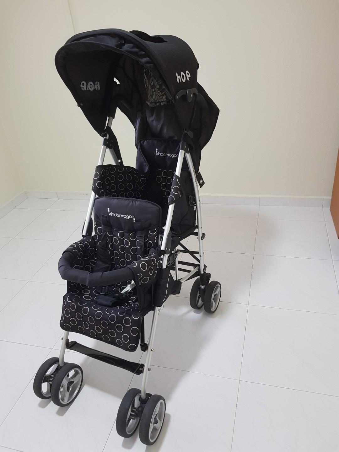 kinderwagon double stroller used