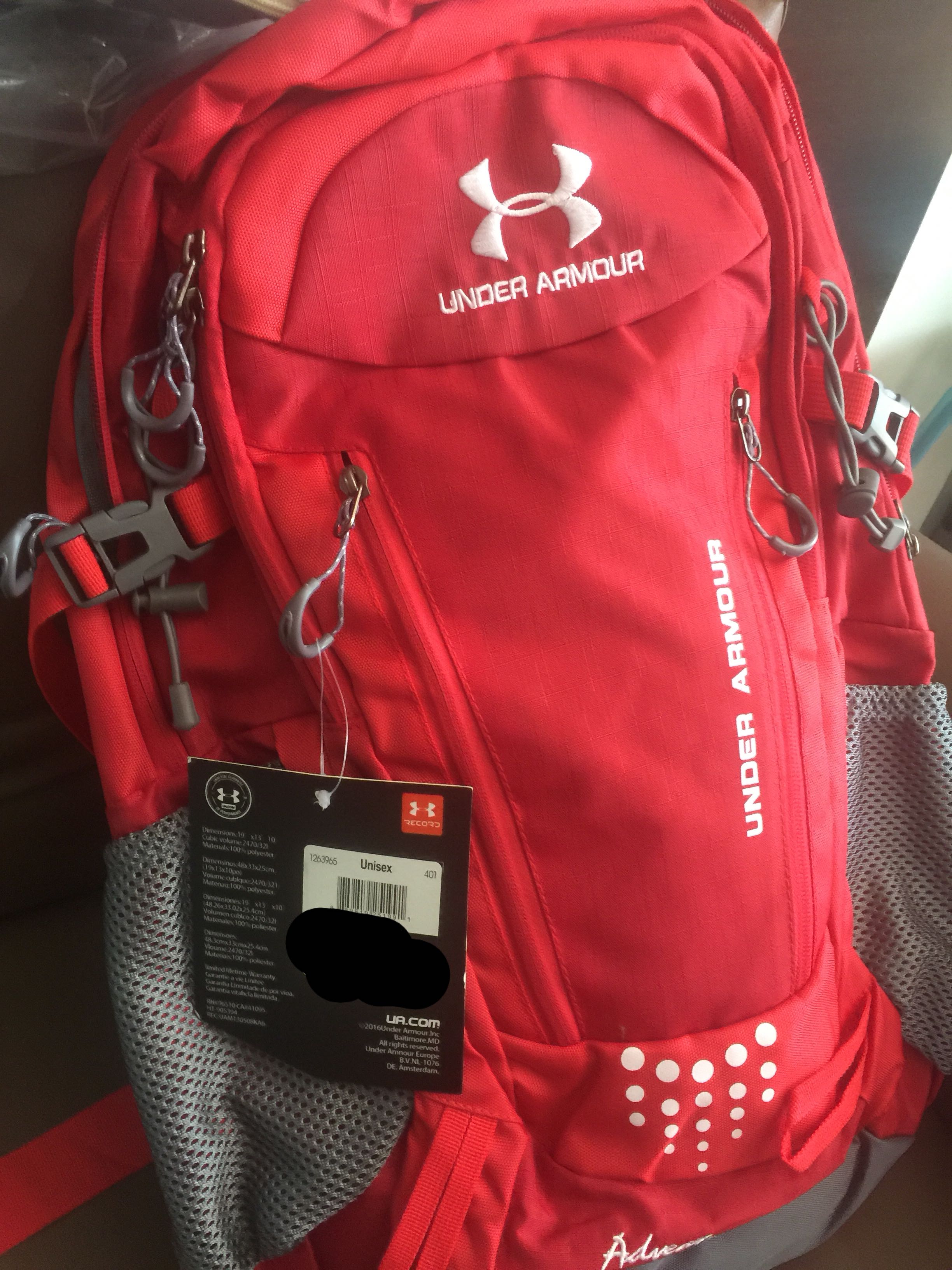 under armour backpack 40l
