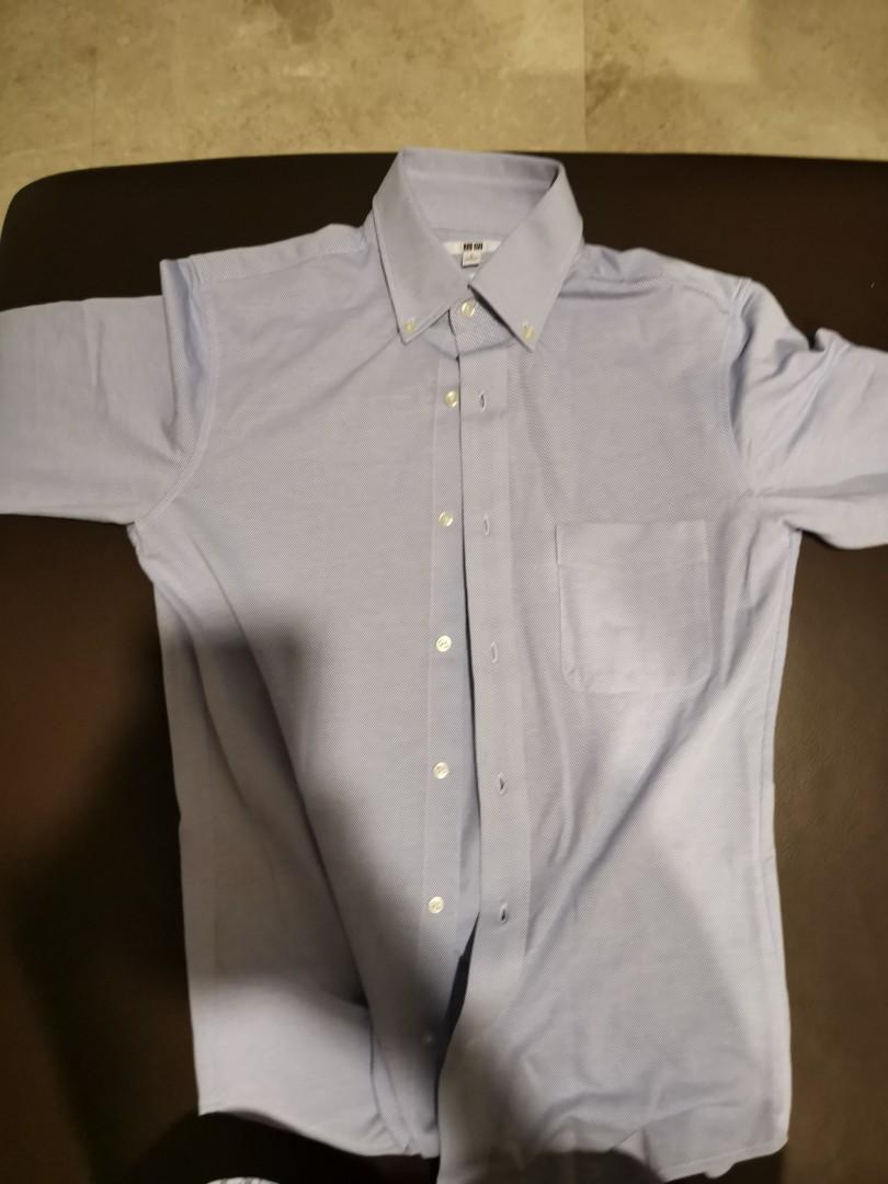 Uniqlo Oxford Shirt Slim Fit S Size Men S Fashion Clothes Tops
