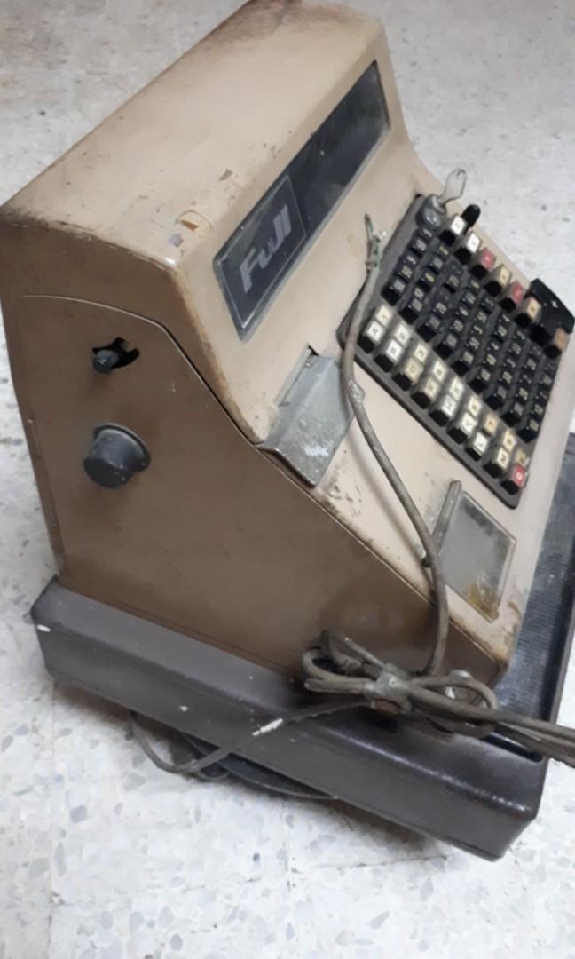 Vintage 1970s Fuji electric cash register SpareForFix, Computers