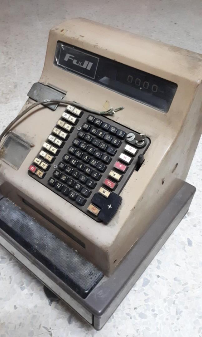 Vintage 1970s Fuji electric cash register SpareForFix, Computers
