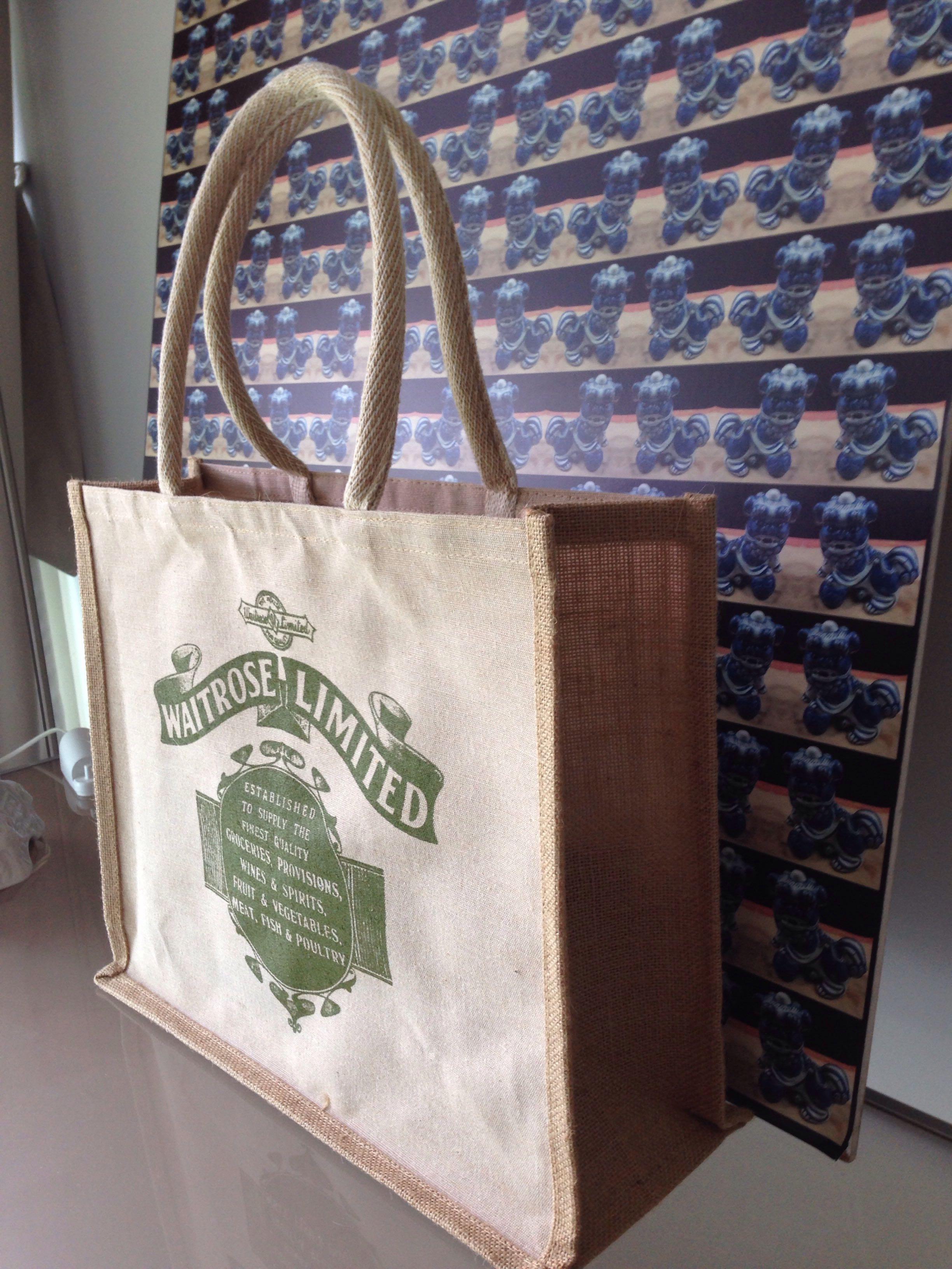 Waitrose Jute Shopping Bag