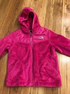 North Face Fuzzy Jacket for girls