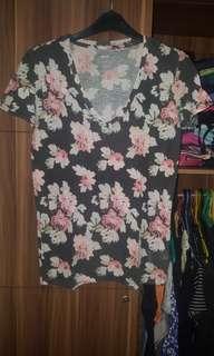 Black Flower top