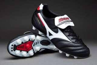 Mizuno Morelia II Made in Japan MD - Black/White/Red (Size US11.5/UK10.5/EUR45.0/BRA43.5/JPN29.5) <FG FOOTBALL BOOTS>