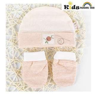 3pcs/Lot Hat & Mittens Set for Infants & Babies B023
