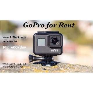 Go Pro Hero 7 for rent