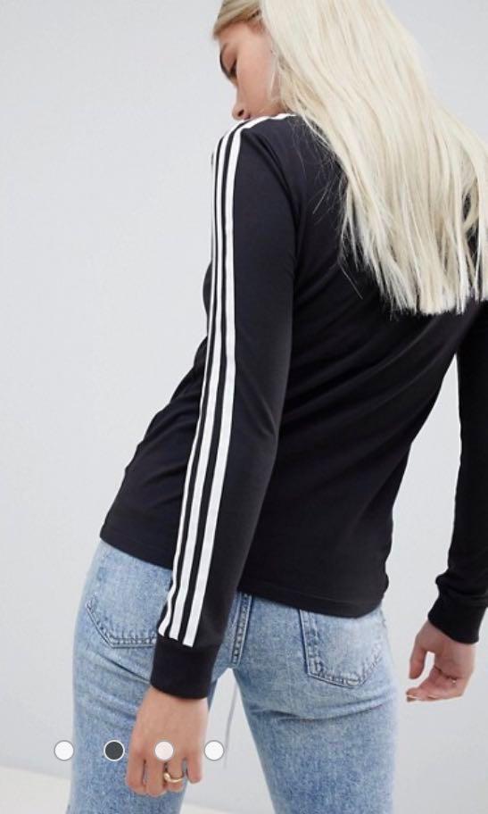 adidas originals three stripe long sleeve