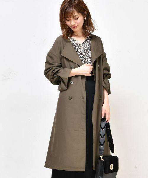 清貨 Nice Claup Natural Couture 軍綠色風衣外套 女裝 女裝上衣 外套 Carousell