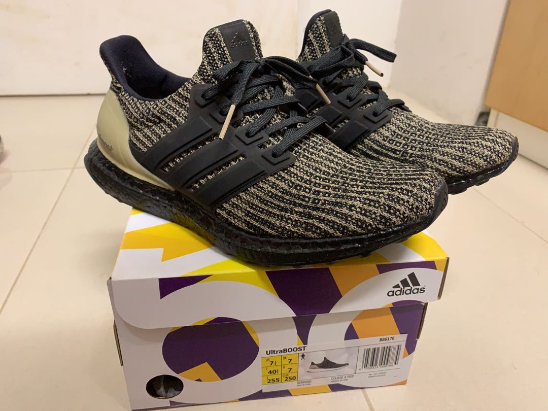 Ultra boost raw gold hot sale