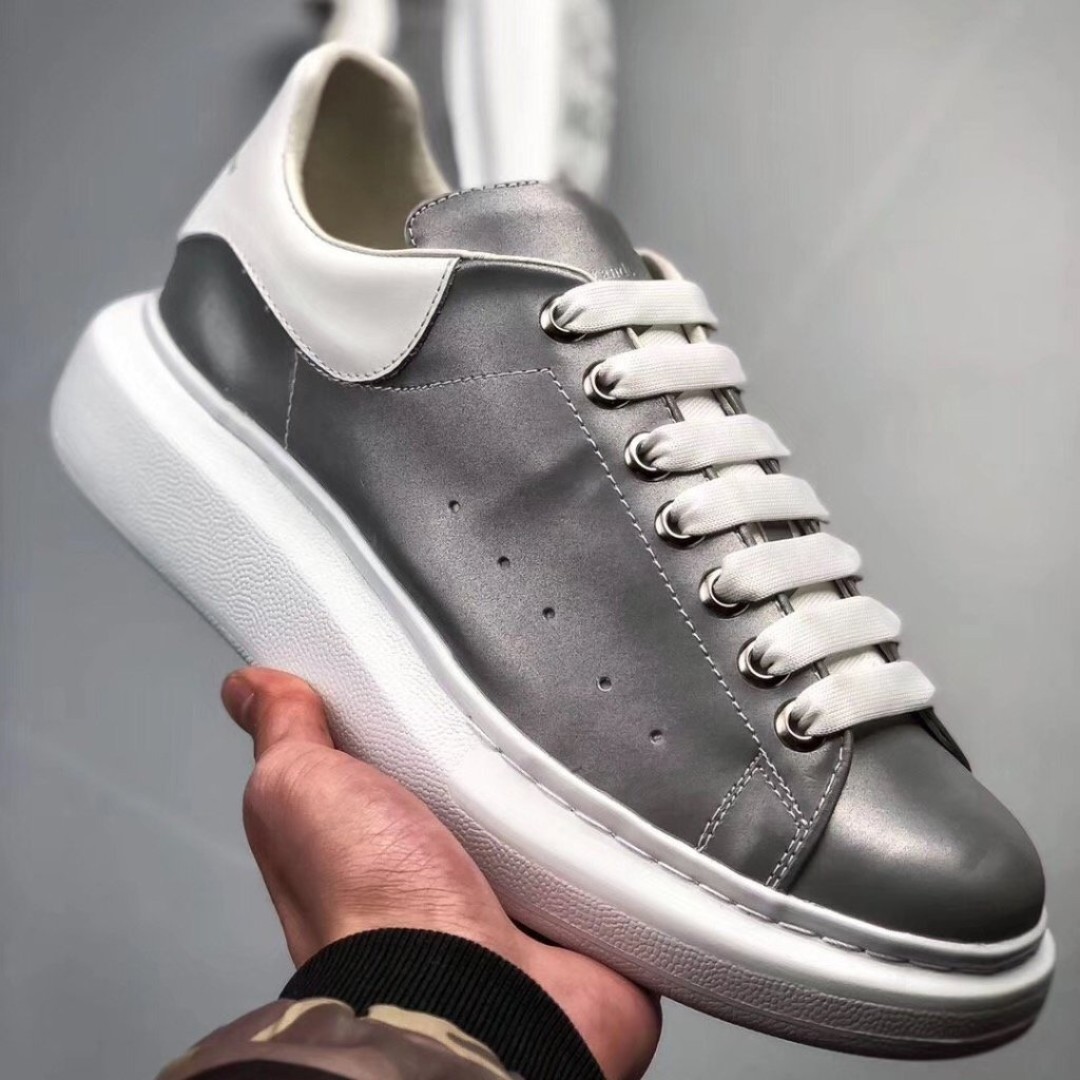 alexander mcqueen reflective grey