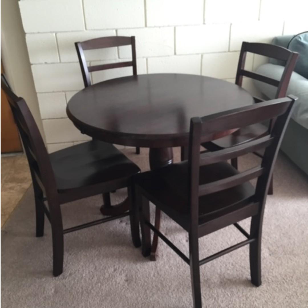 Apartment Size Dining Set Furniture Tables Chairs On Carousell