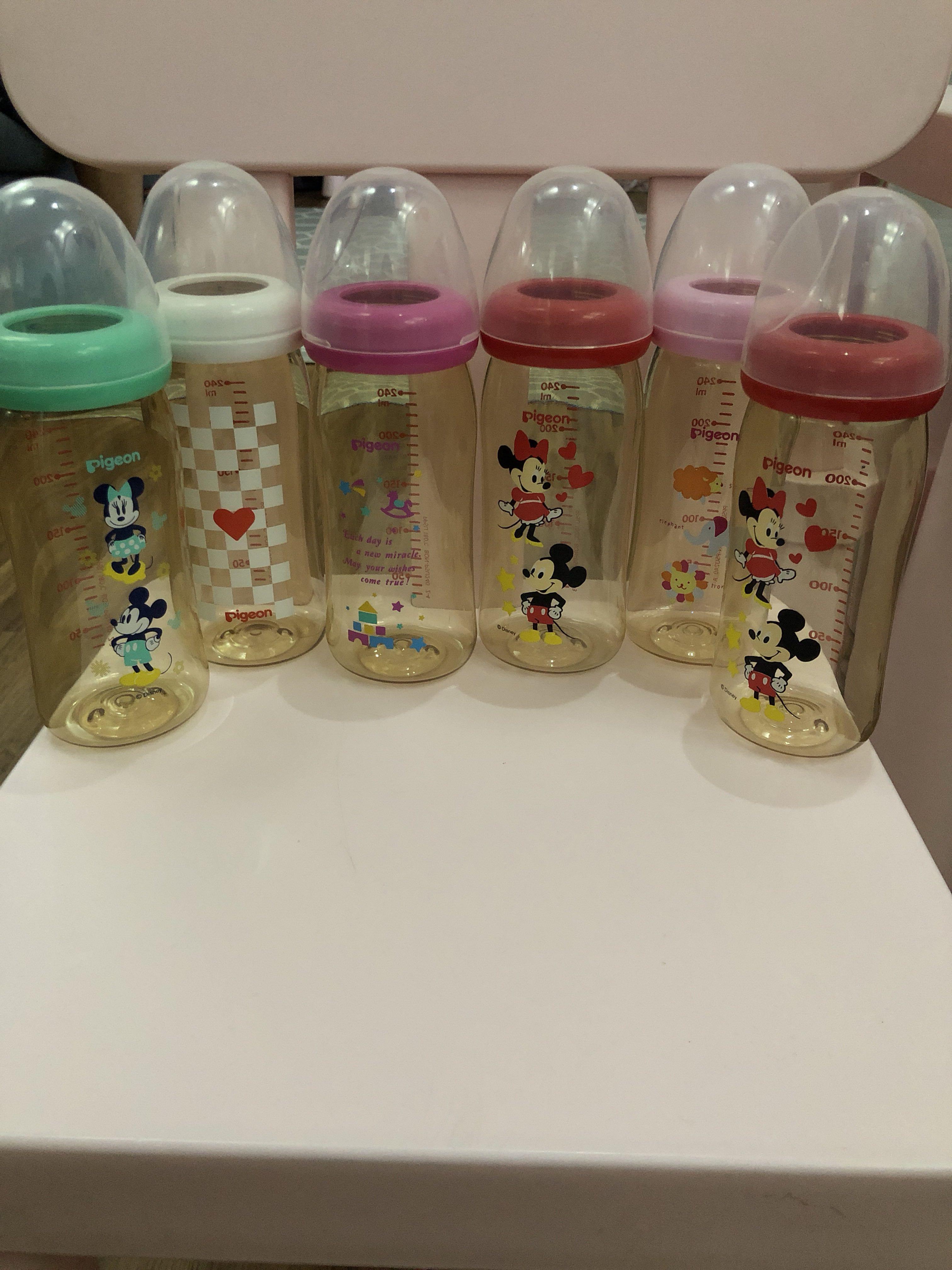 pigeon disney milk bottle