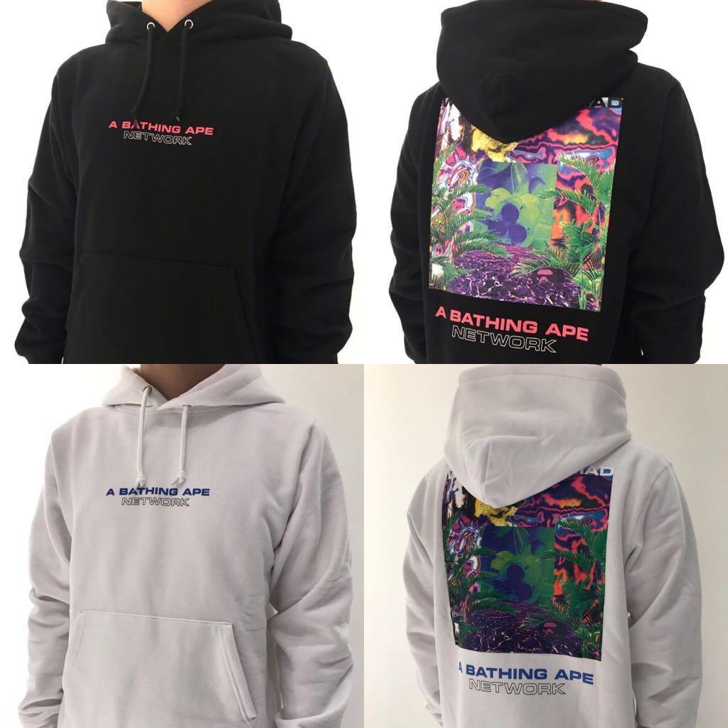 Bape network hoodie clearance