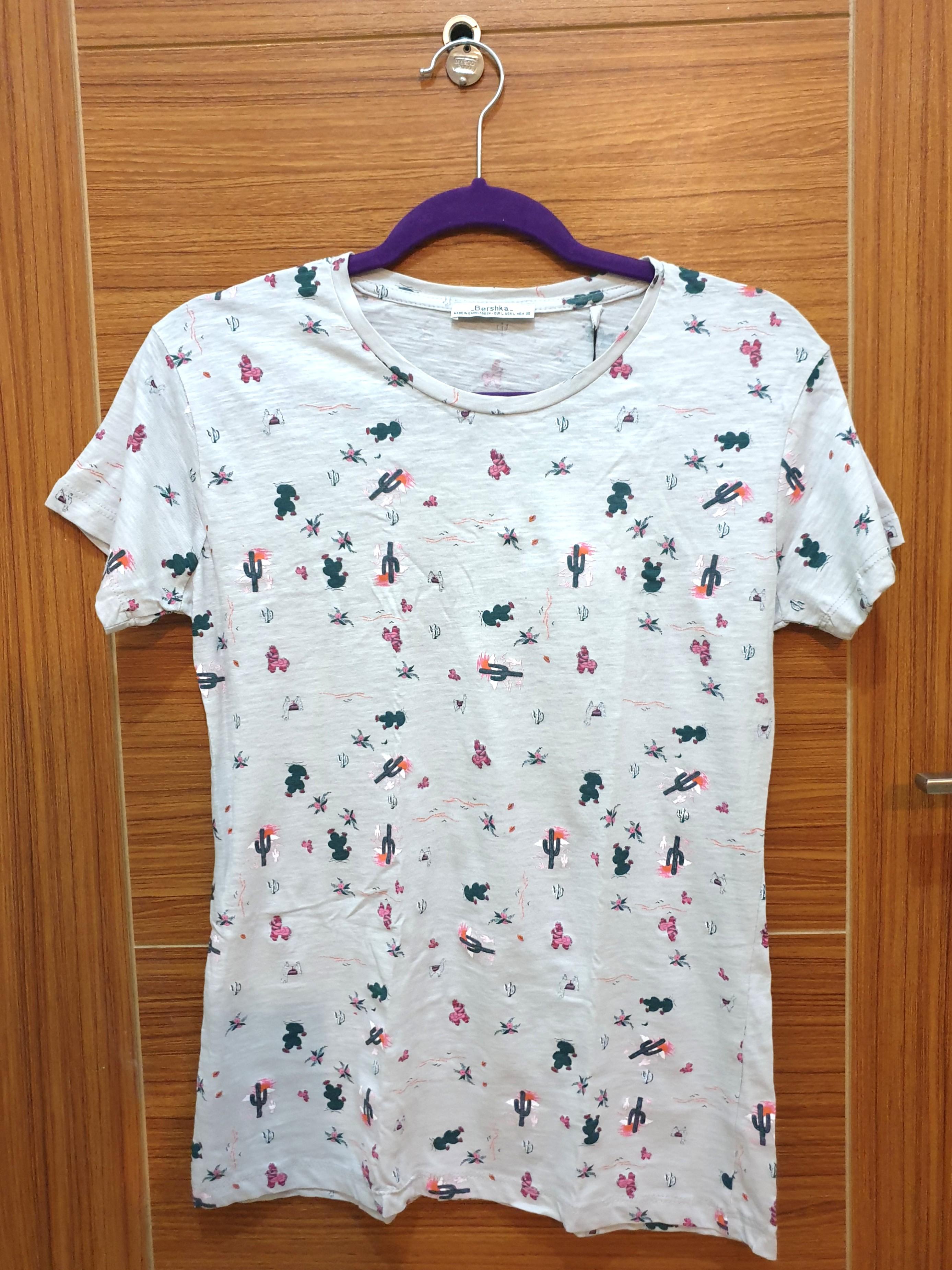 Bershka cactus shirt (Category: Longsleeves) located in Makati City. Submitted by treenasamonte (Listing ID 219188092, Image 1). Description: Brand new Bershka shirt SRP: 15.99 euros (see pics for price and size).