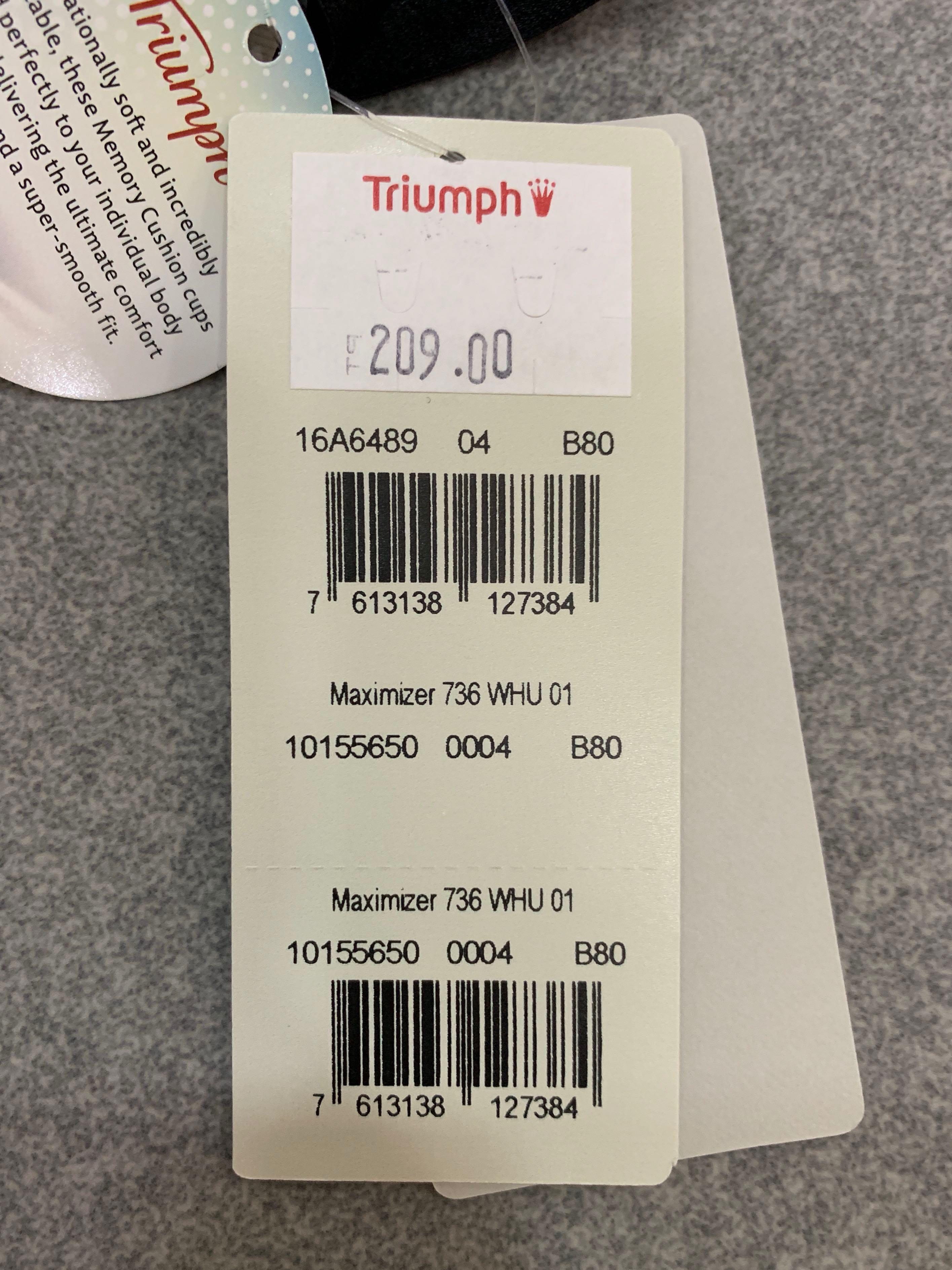 Triumph Maximizer bra B80