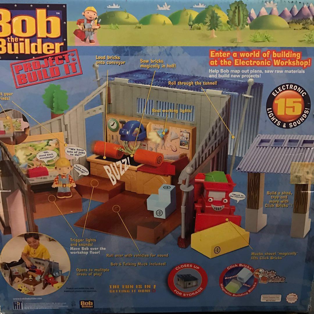 Sale Bob The Builders Interactive Electronic Workhouse Playset Toys Games Bricks Figurines On Carousell