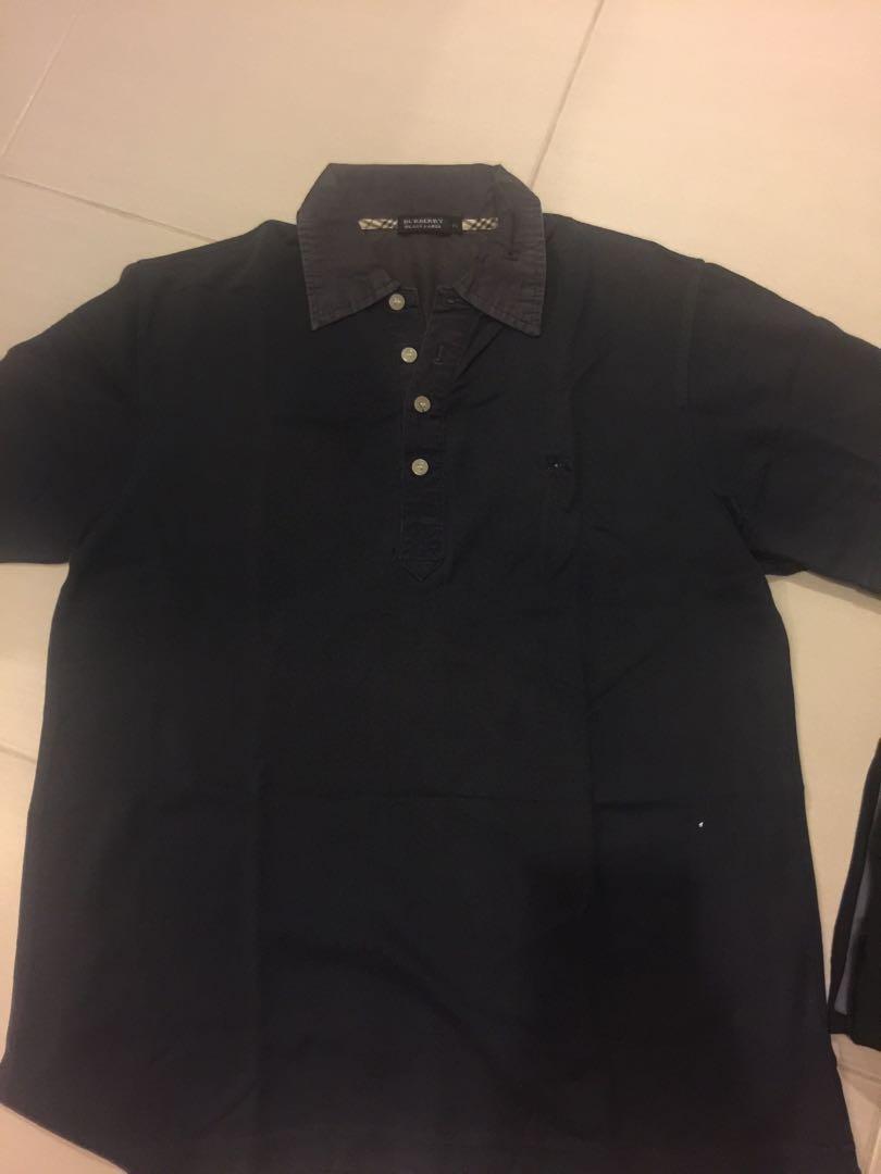 Burberry Black Label Authentic (Made in Japan), Men's Fashion, Tops & Sets,  Tshirts & Polo Shirts on Carousell