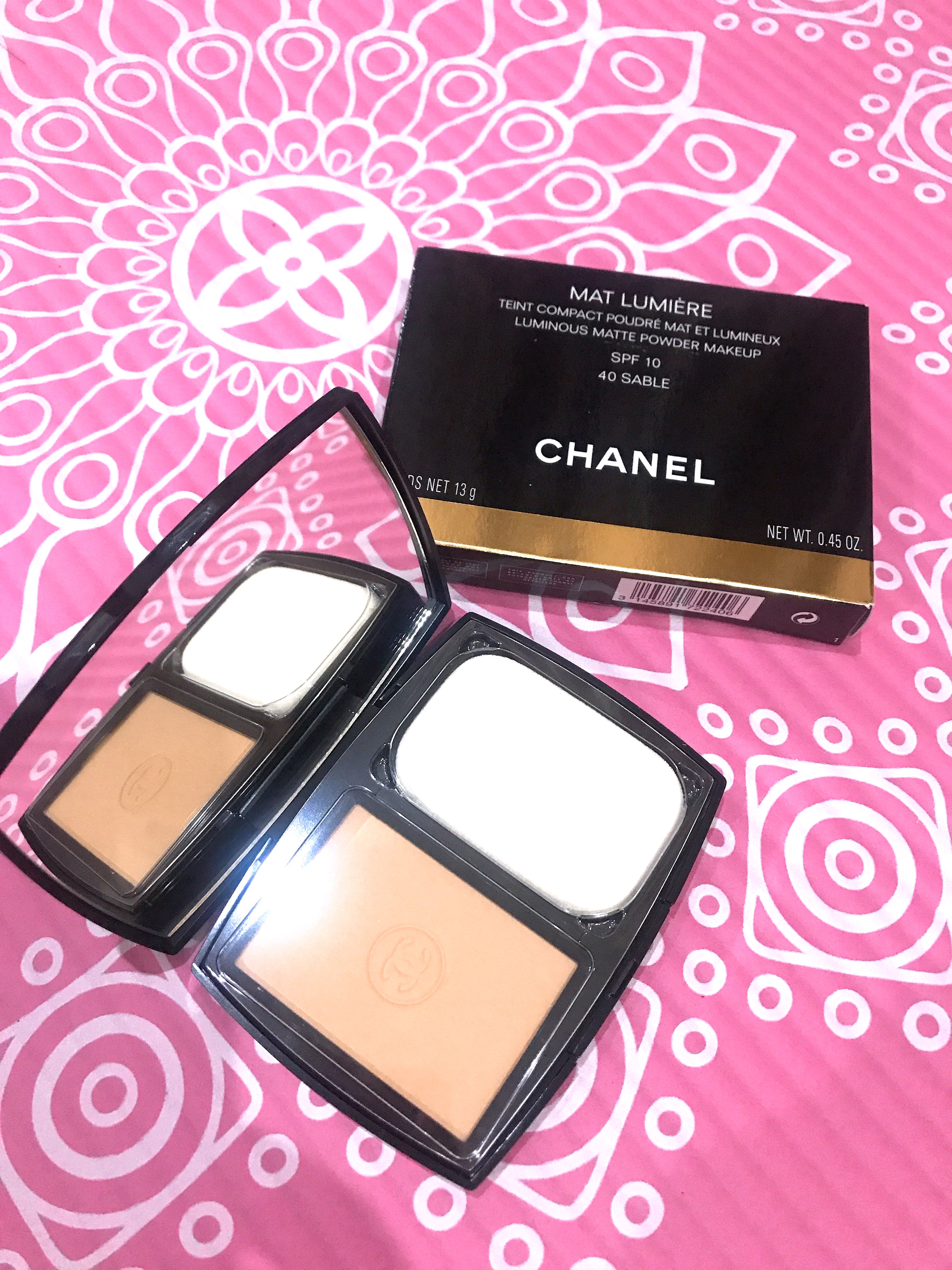 Chanel Mat Lumiere Luminous Matte Powder Makeup SPF10 - # 80 Contour  13g/0.45oz 