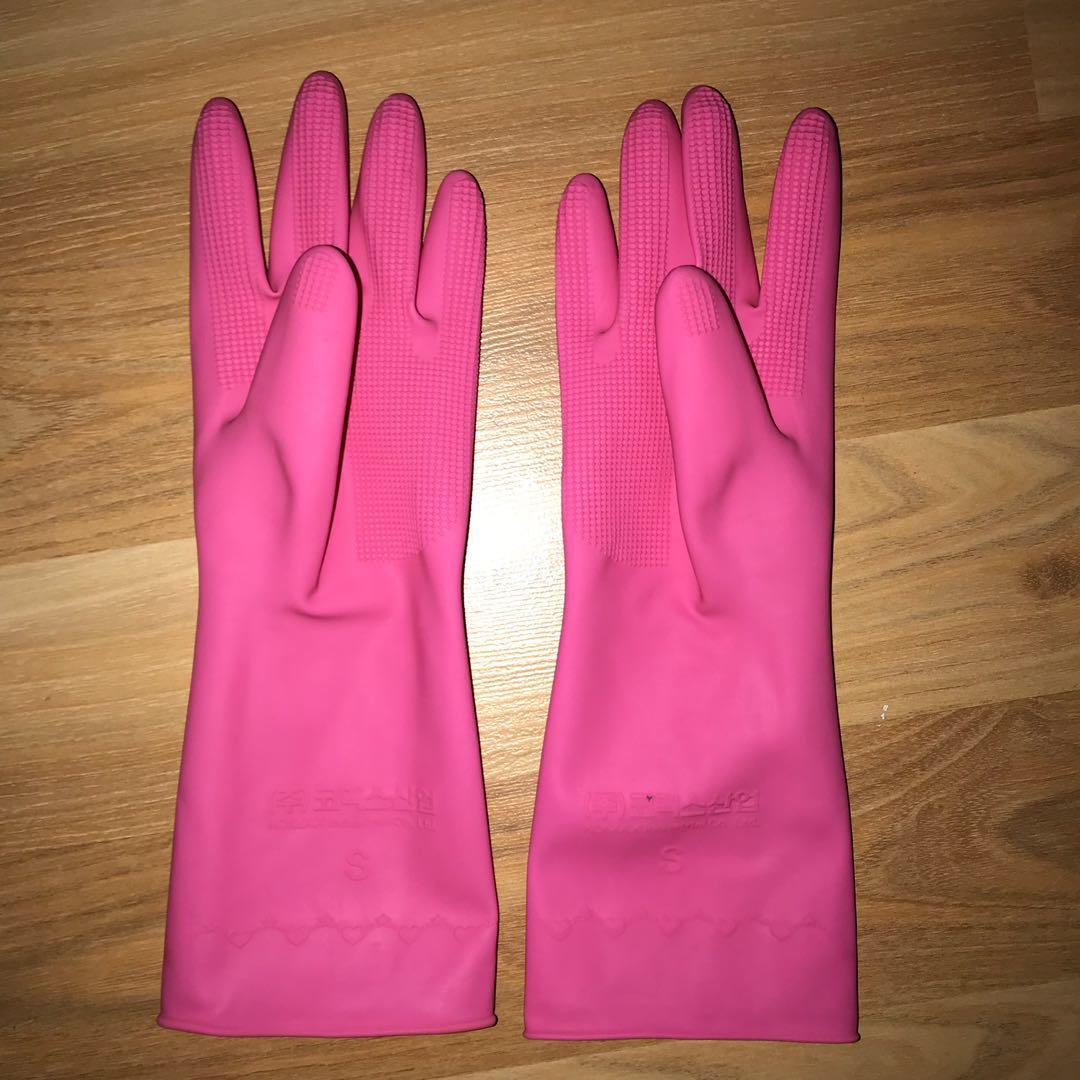how to disinfect rubber gloves
