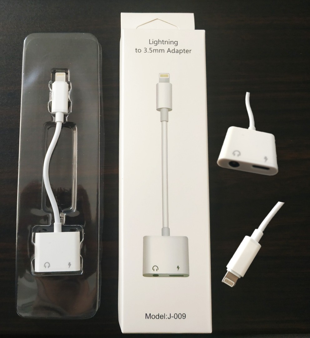Converter Lightning 2in1 to 3,5mm audio 