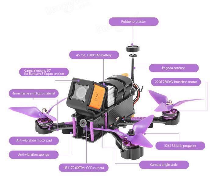 Eachine Wizard X220s FPV Racing Drone going 120 ONLY Retail