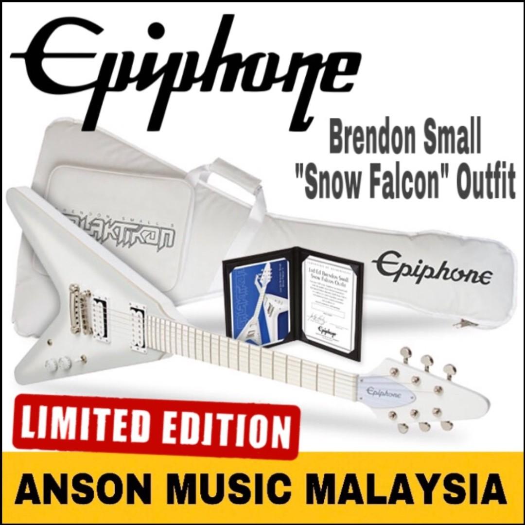 Epiphone brendon store small snow falcon