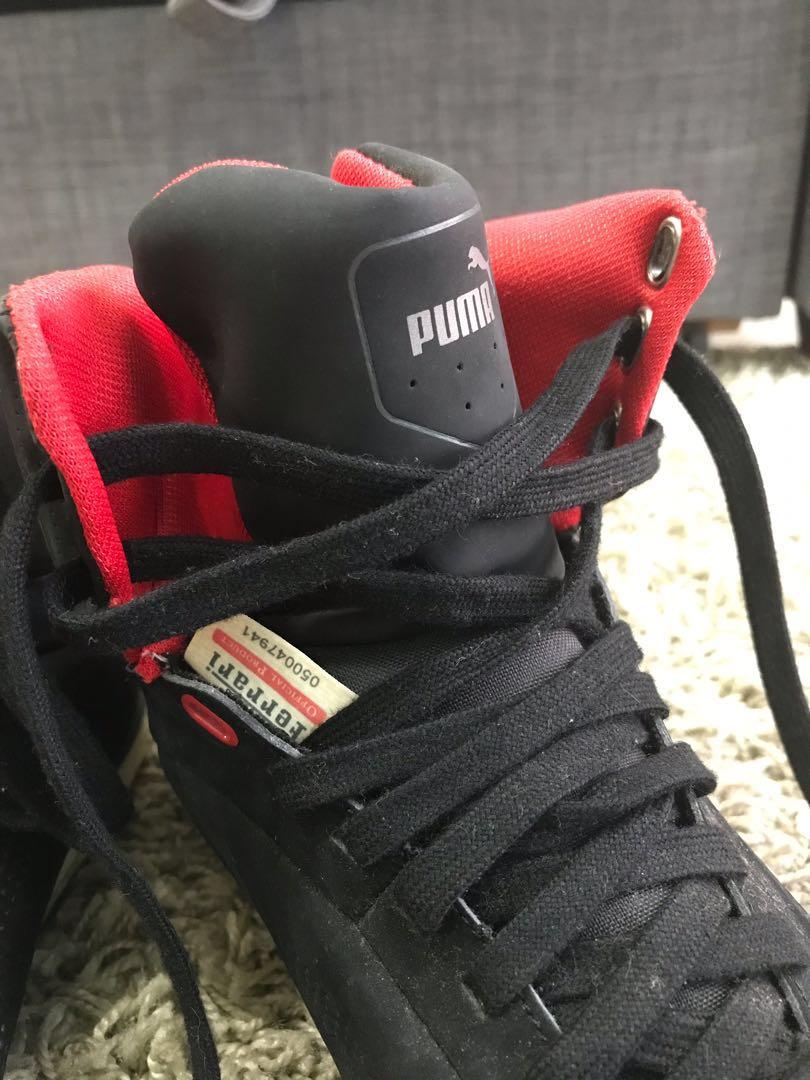 Puma ferrari shoes black high online