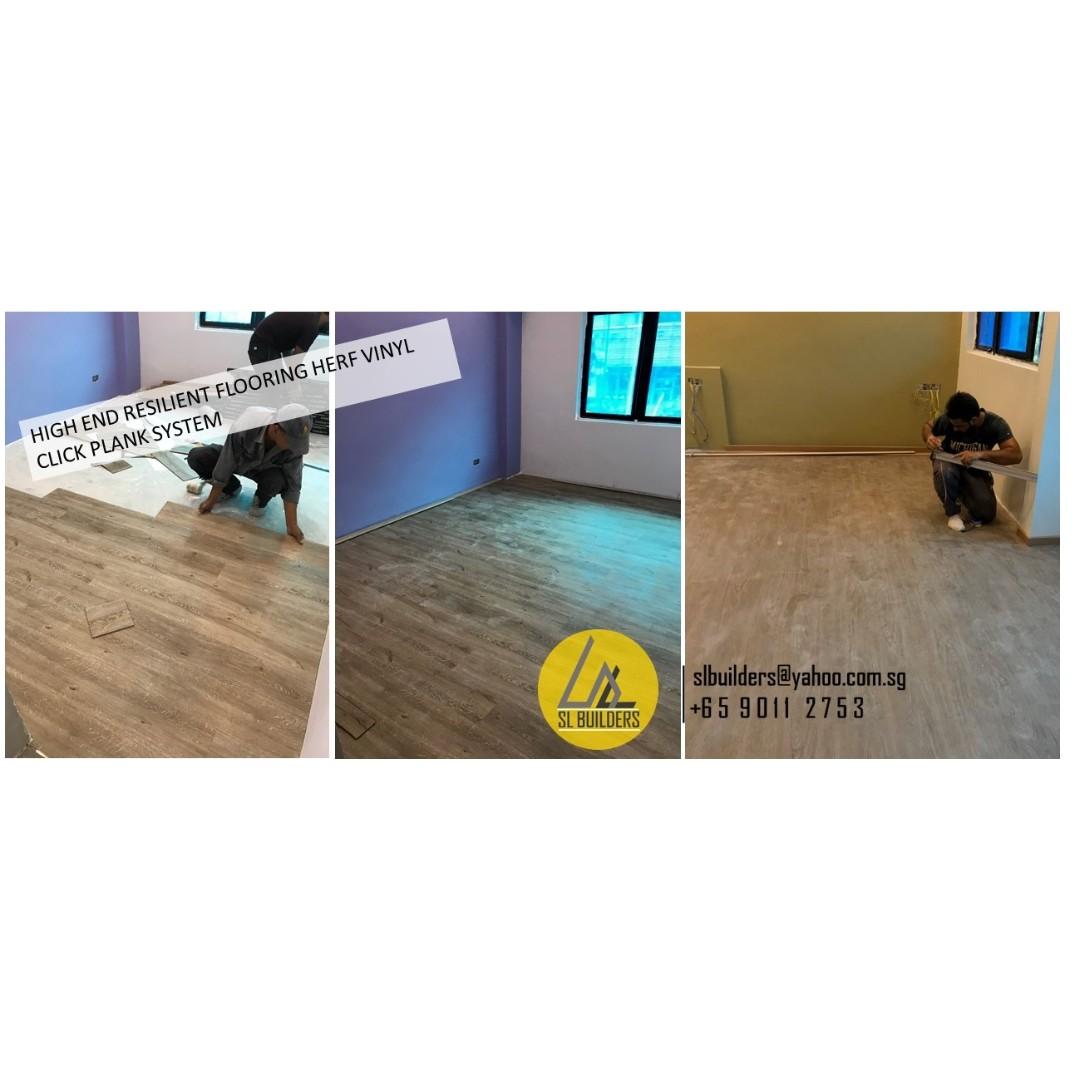 German Vinyl Clip Flooring High End Resilient Flooring Herf Home