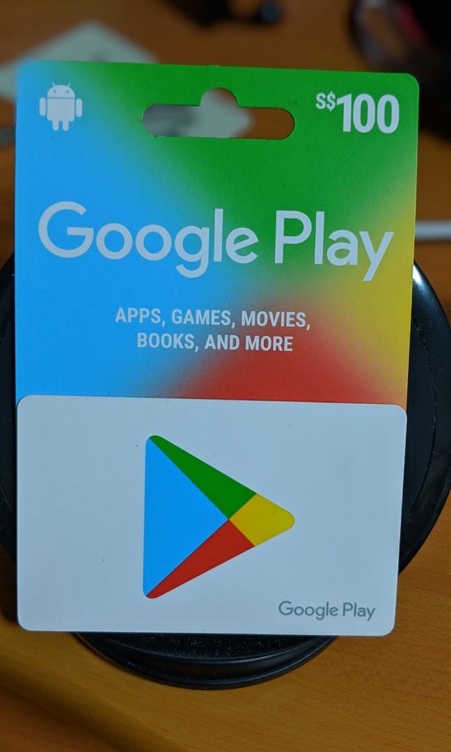 Google Play Gift Card 30 Sgd Entertainment Gift Cards Vouchers On Carousell