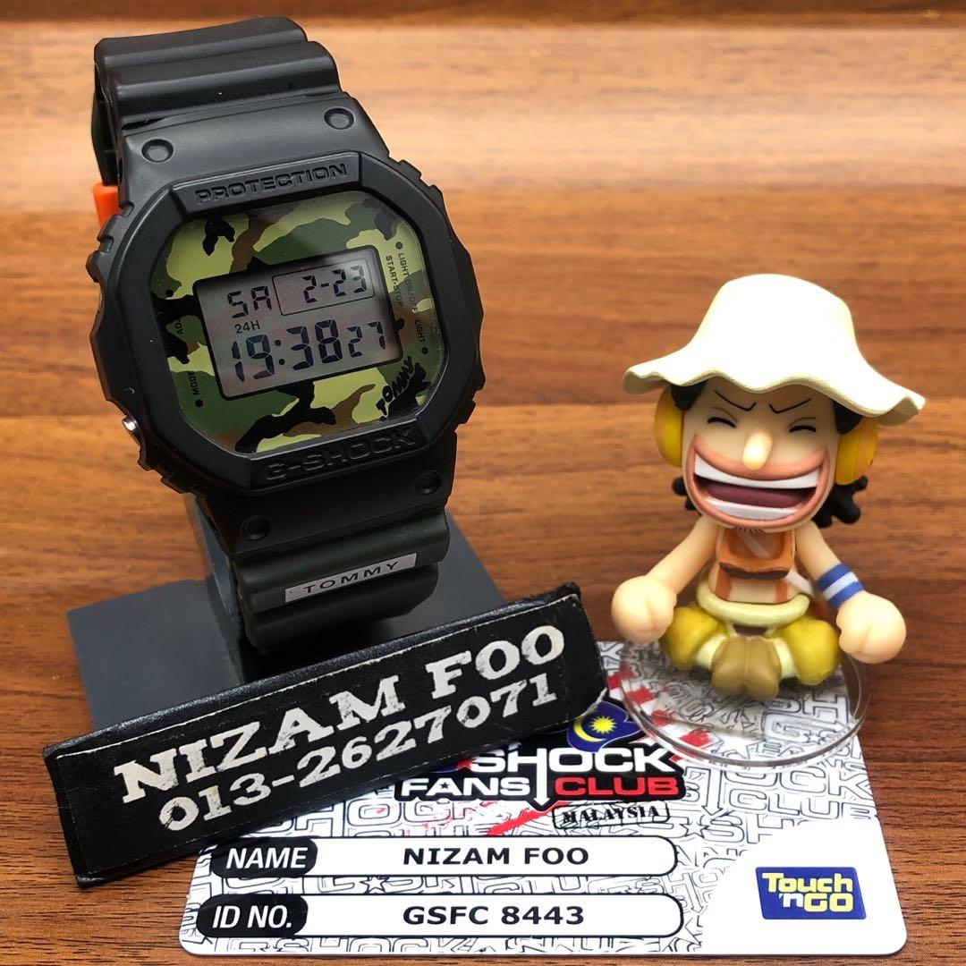 G shock DW 5600VT Tommy Hilfiger