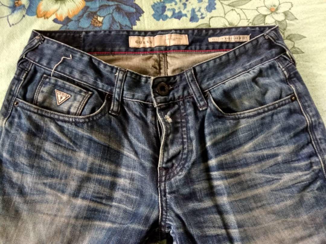 Guess original jeans Men s Fashion Bottoms Jeans on Carousell