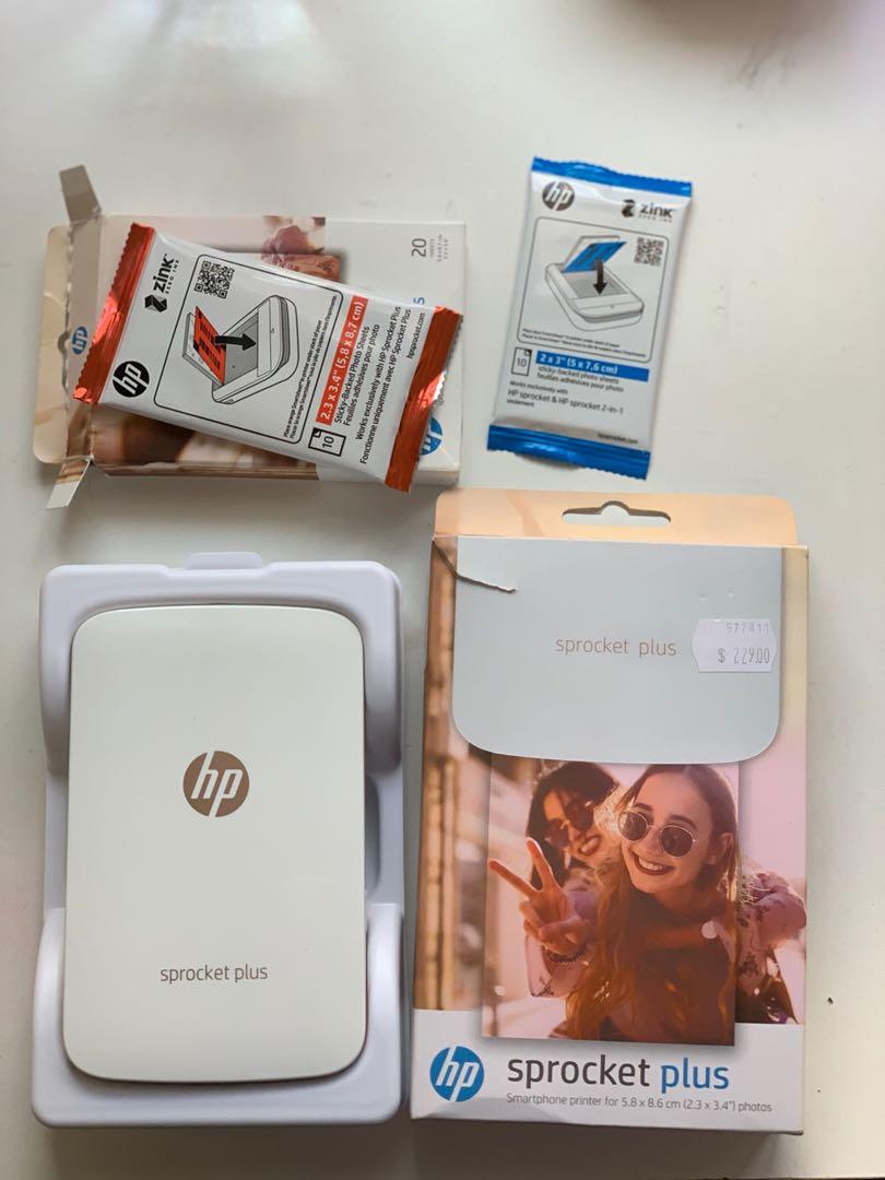 Hp Sprocket Plus Pocket Photo Printer White Electronics Computer Parts Accessories On Carousell
