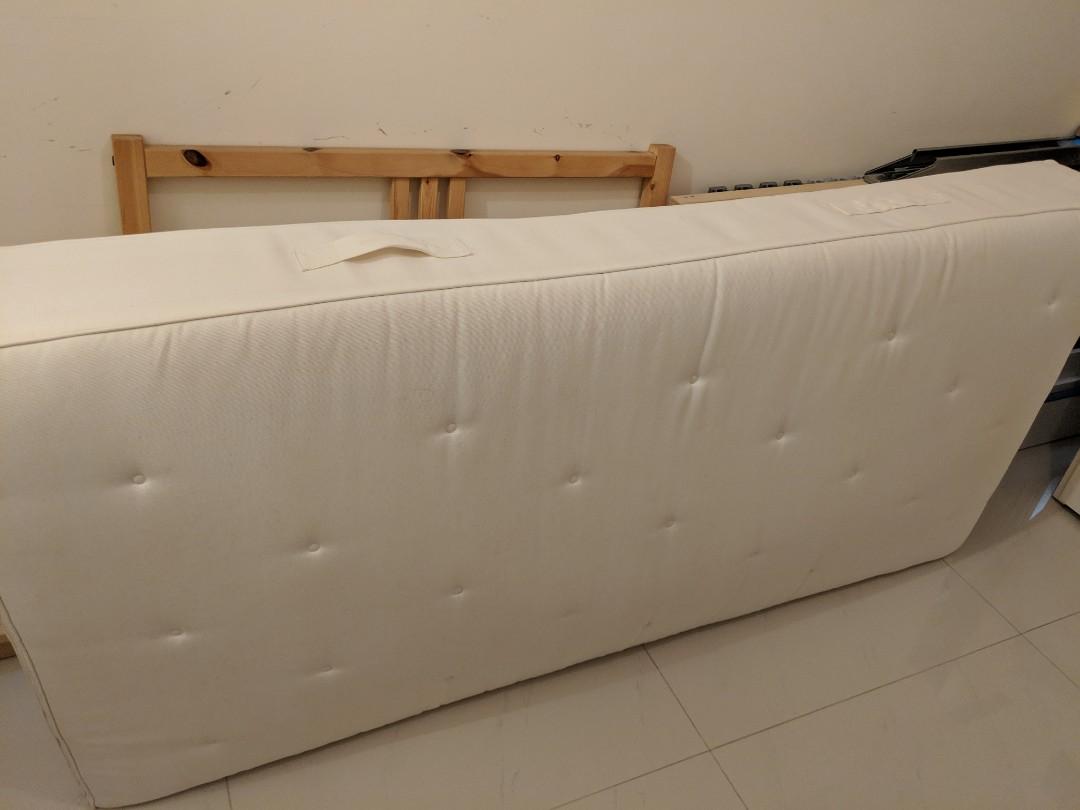 Ikea Sultan Single Mattress (2 available), 傢俬＆家居, 傢俬, 床架及床褥 Carousell