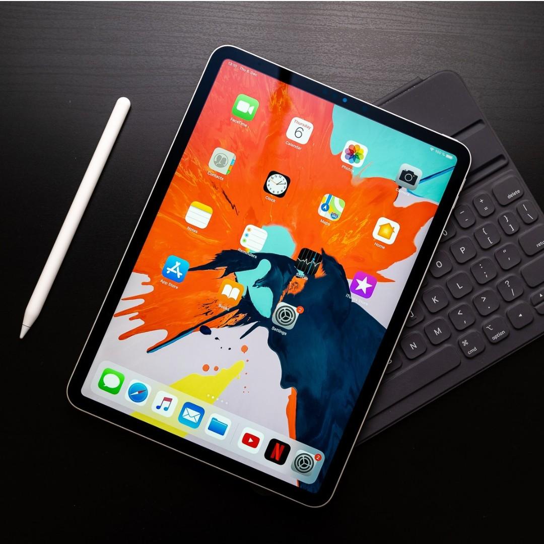 New Ipad Pro 2018 11 3rd Gen Wifi Cellular 64gb 256gb 512gb Telepon Seluler Tablet Tablet Di Carousell