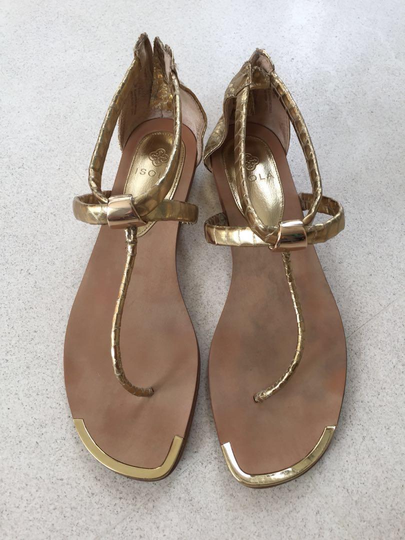 Isola gold sandals discount