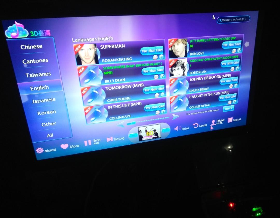 Karaoke Jukebox Machine with 50,000 Songs, TV & Home Appliances, TV