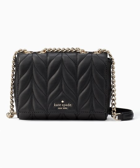 Kate Spade Mini Emelyn Quilted Black Chain Shoulder Bag Women s