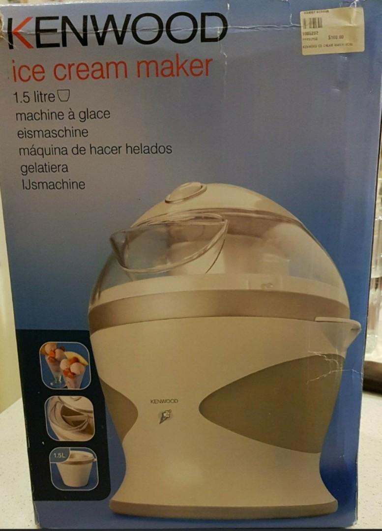 Kenwood Ice Cream Maker, TV & Home Appliances, Kitchen Appliances