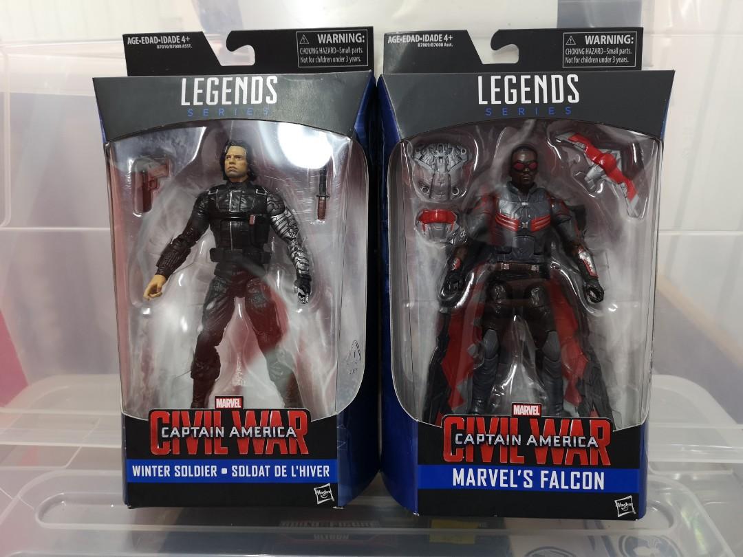 Marvel Legends Captain America Civil War Winter Soldier And Falcon