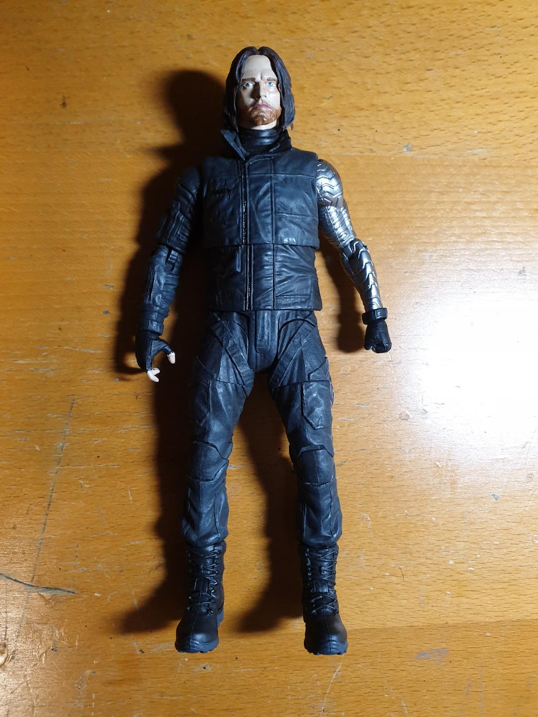 Marvel Select Captain America Civil War Winter Soldier Bucky Barnes Toys Games Bricks Figurines On Carousell