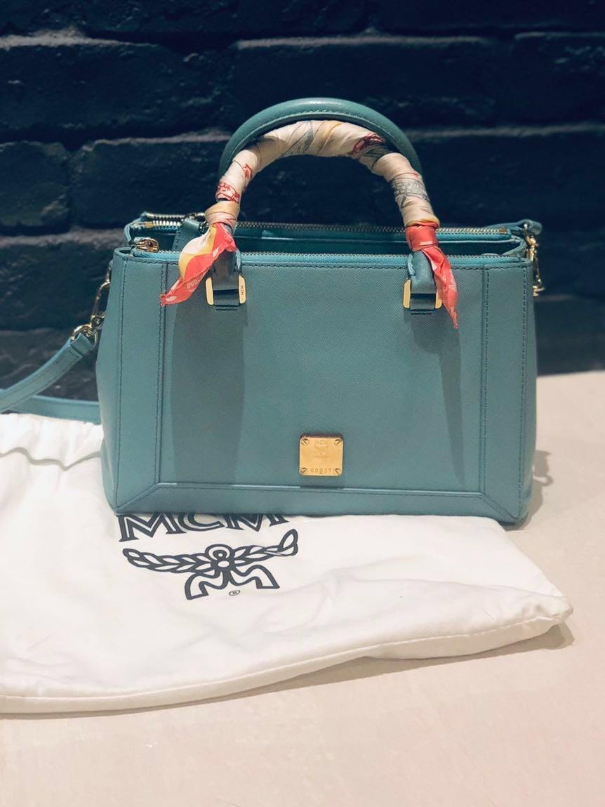 MCM Candy bag in Blue Authentic Luxury Bags Wallets on Carousell
