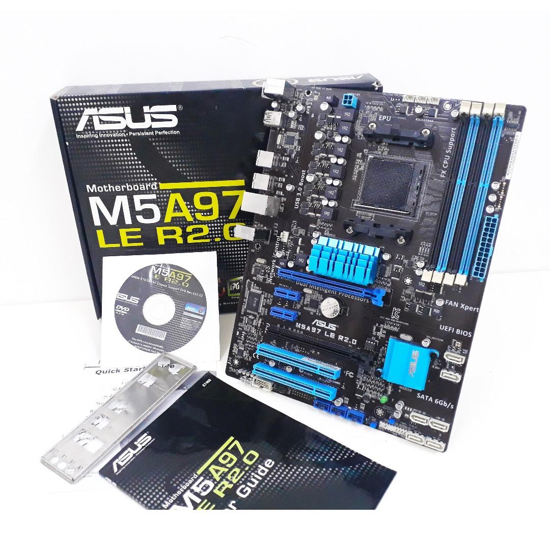 Motherboard Asus M5a97 Le R2 0 Usb3 0 Ddr3 2133mhz Oc Am3 Electronics Computer Parts Accessories On Carousell