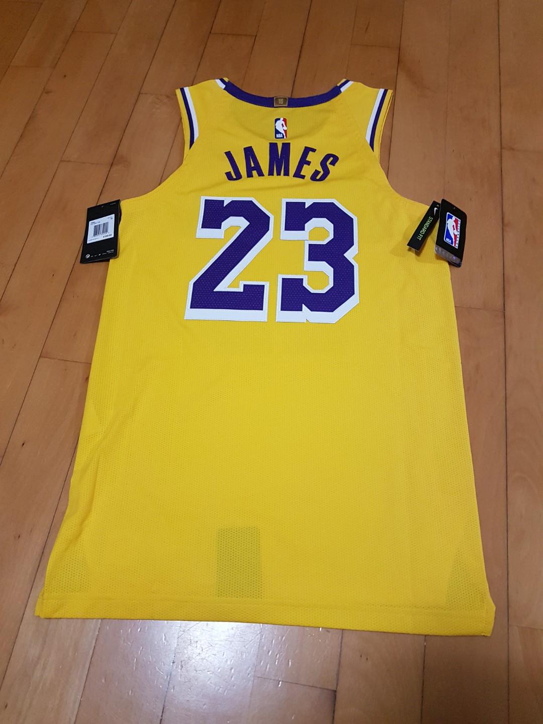 lebron james lakers jersey authentic