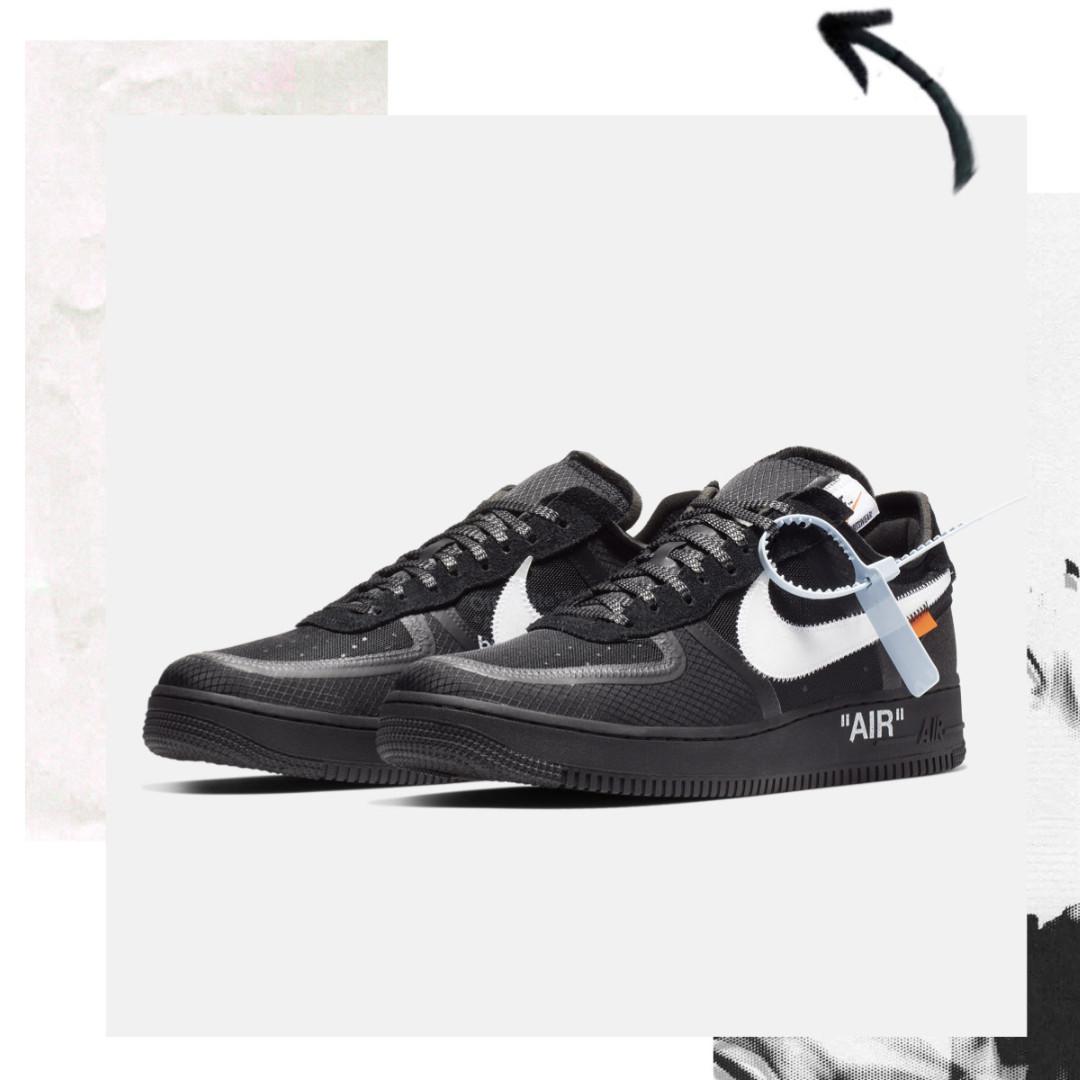 air force 1 black 9.5